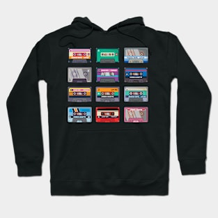 Stereo Music Cassette Tapes Hoodie